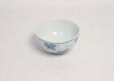 大正～昭和戦前ゴム判竹梅図湯吞