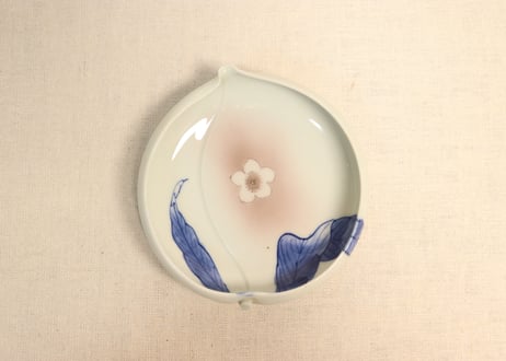 湖東焼染付唐草に蝶図小皿8枚 [B25634] CATEGORY 染付 | 吉祥寺PukuPuku