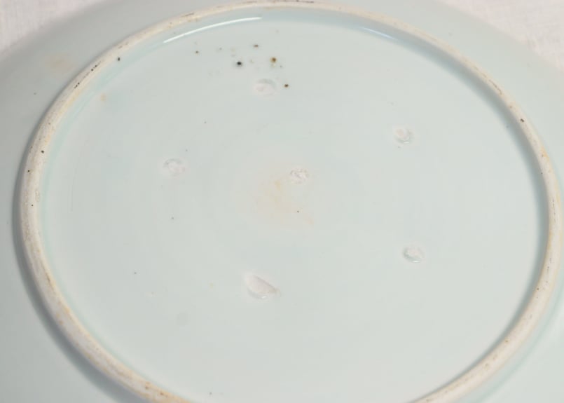 江戸幕末染付富士と氷裂文尺皿 | 吉祥寺PukuPuku