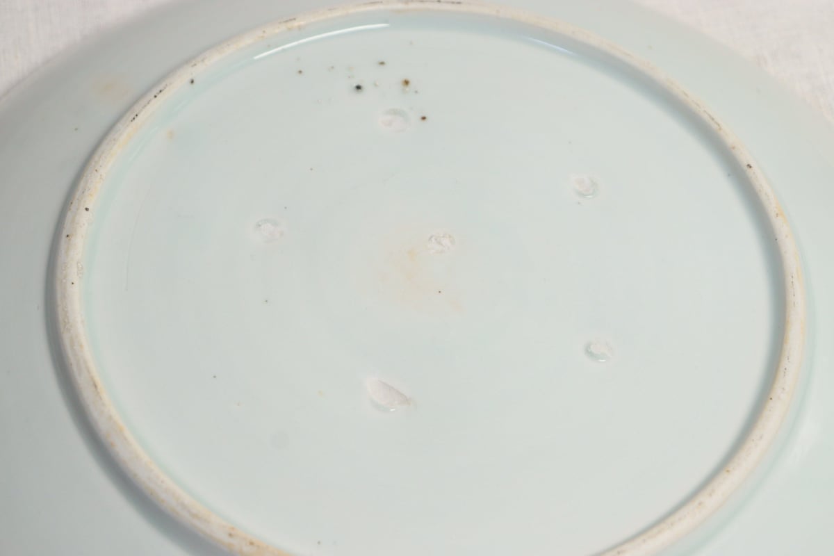 江戸幕末染付富士と氷裂文尺皿 | 吉祥寺PukuPuku