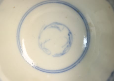 明治前期色絵桐と鳳凰図向付