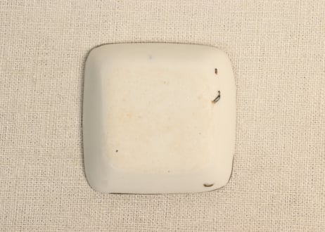 大正～昭和戦前染付四方に番傘図角小皿