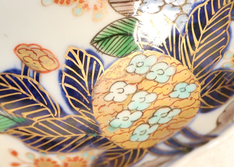 明治前期色絵紫陽花図通り物なます皿 | 吉祥寺PukuPuku