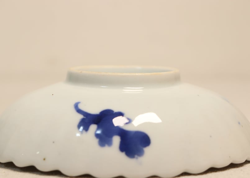 明治後期～大正金彩菊図菊花型楕円深皿①色擦れ | 吉祥寺PukuPuku