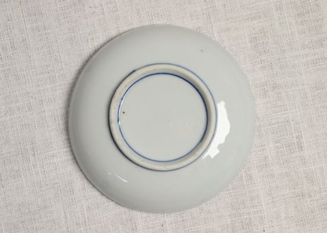 明治後期～大正銅判飛行機図小皿