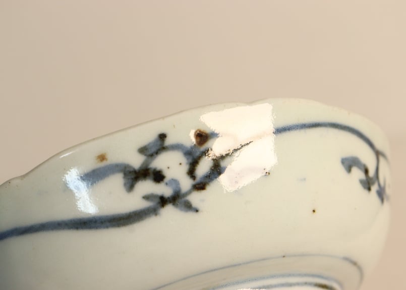 江戸中期染付三方に鳳凰図なます皿 5客組 | 吉祥寺PukuPuku