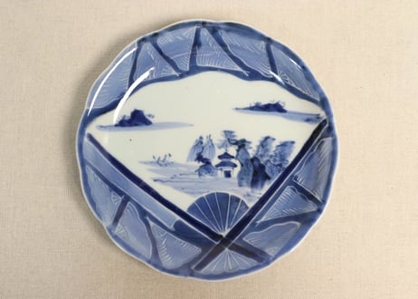 染付 牡丹絵付け 中皿7枚セット CATEGORY 染付 | 吉祥寺PukuPuku