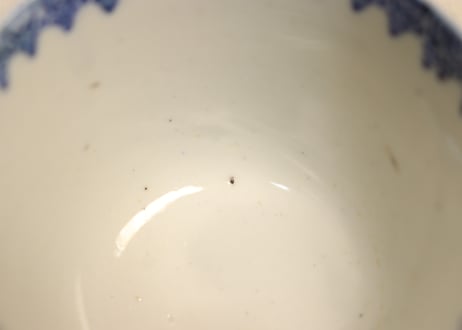 明治前期紙刷横矢羽根図向付