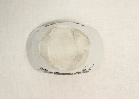 明治後期～大正鉄絵花図舟形皿①