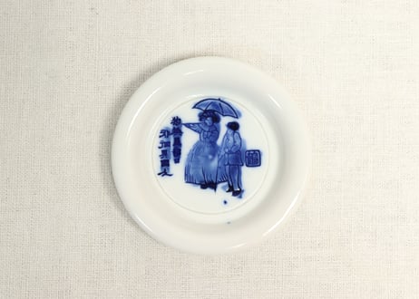 小皿 5枚 角皿 醤油皿 人物 染付 CATEGORY 染付 | 吉祥寺PukuPuku
