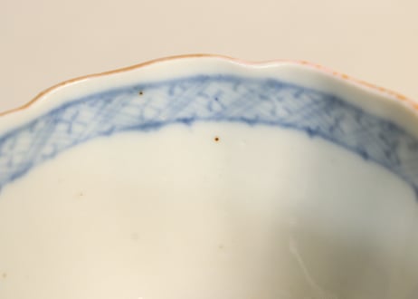 明治前期色絵桐と鳳凰図向付