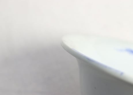 明治後期～大正銅判鶴図尺鉢