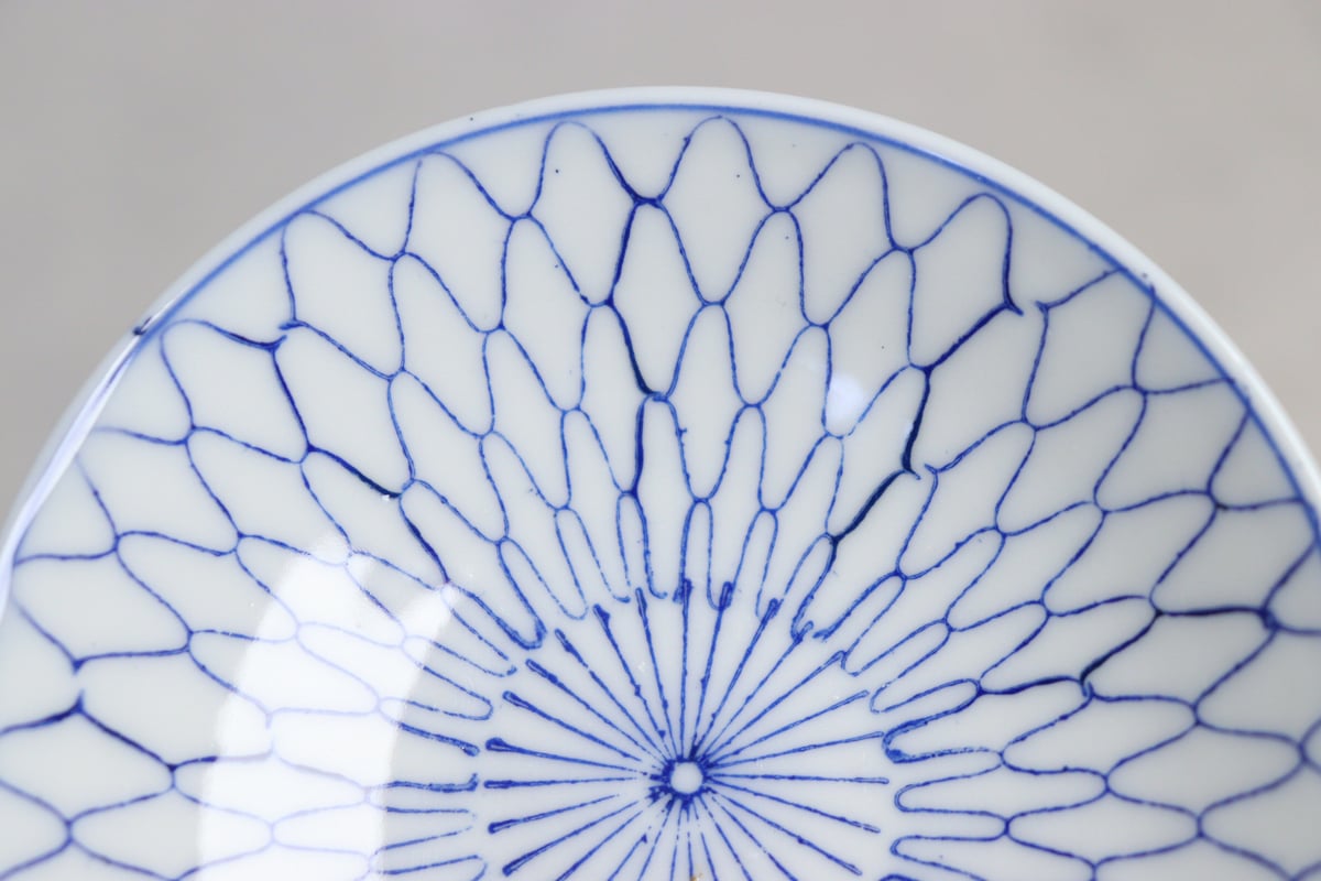 大正～昭和戦前ゴム判網手文蓋茶碗 | 吉祥寺PukuPuku