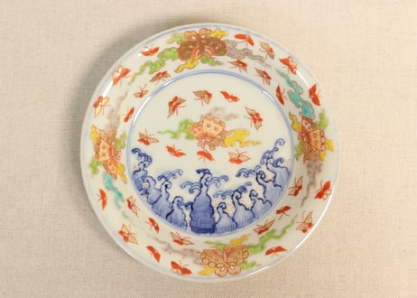 ■合計20点＋ケース付き■時代・染付・色絵・猪口・ぐい呑・盃 □合計20点＋ケース付き□時代・染付・色絵・猪口・ぐい呑・盃 美術