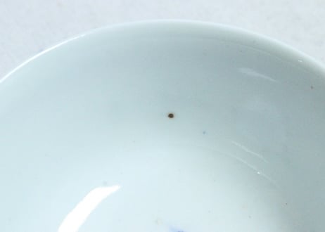 明治後期～大正銅判麒麟と獅子牡丹図蓋茶碗