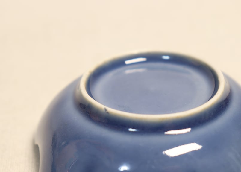 江戸中期瑠璃釉金彩薊図四弁小皿 | 吉祥寺PukuPuku