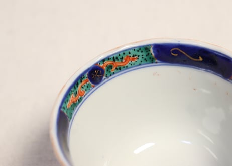 明治前期色絵萩図向付
