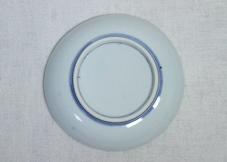 明治後期～大正銅判田植えと恵比寿大黒図5.5寸皿