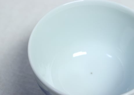 明治後期～大正染付筏人物図つぼ碗