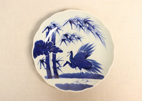 江戸時代お皿額装 江戸時代お皿額装