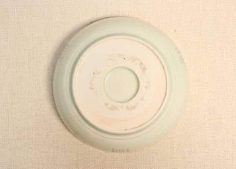 江戸幕末染付菊花図なます皿①少甘手