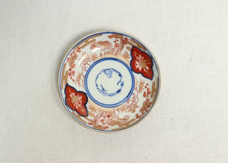 SORA　明治時代の錦手大猪口、色付小皿、金彩色絵小皿各６客計１８客セット CATEGORY 小皿~5寸皿 | 吉祥寺PukuPuku