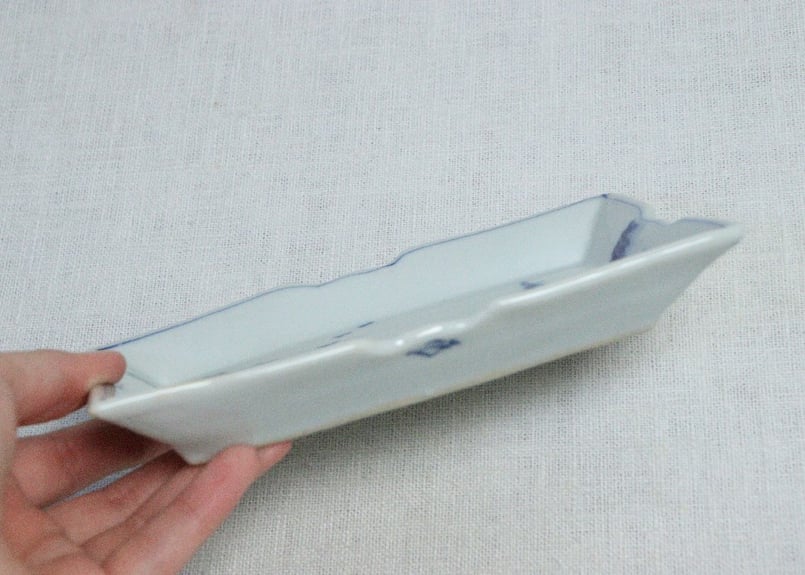 角皿 大吉窯　染付 仙人 人物 山水 武人 旗槍 大皿　３点セット 角皿 大吉窯 染付 仙人 人物 山水 武人 旗槍 大皿 3点セット