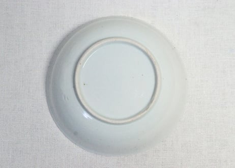 江戸中期染付総柄菊図春寒鉢