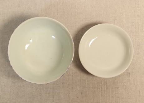 明治後期~大正銅判氷裂に梅図飯茶碗①