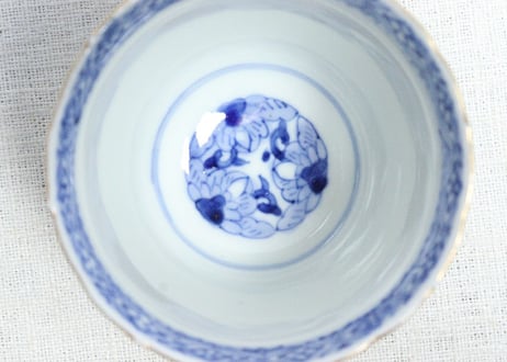 明治前期色絵四君子図向付①