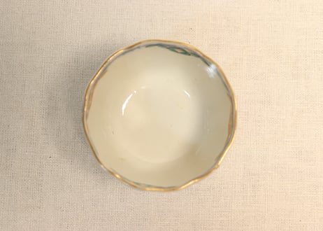 明治前期色絵松竹梅と鳥図向付