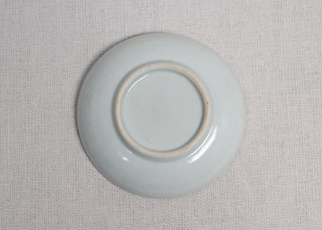 江戸幕末染付竹図小皿