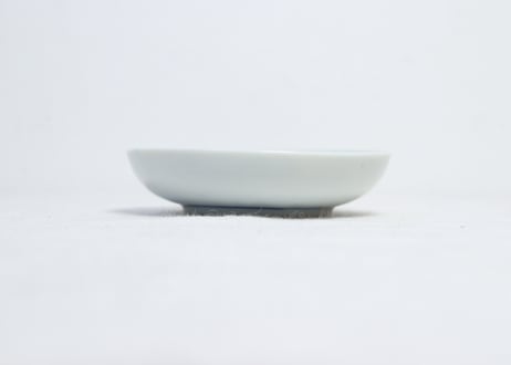 明治後期~大正銅判波と千鳥図小皿
