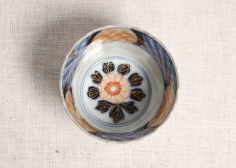明治前期色絵鳳凰図向付 5客組 1客ノミホツ