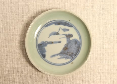 染付丸文豆皿十客M1345