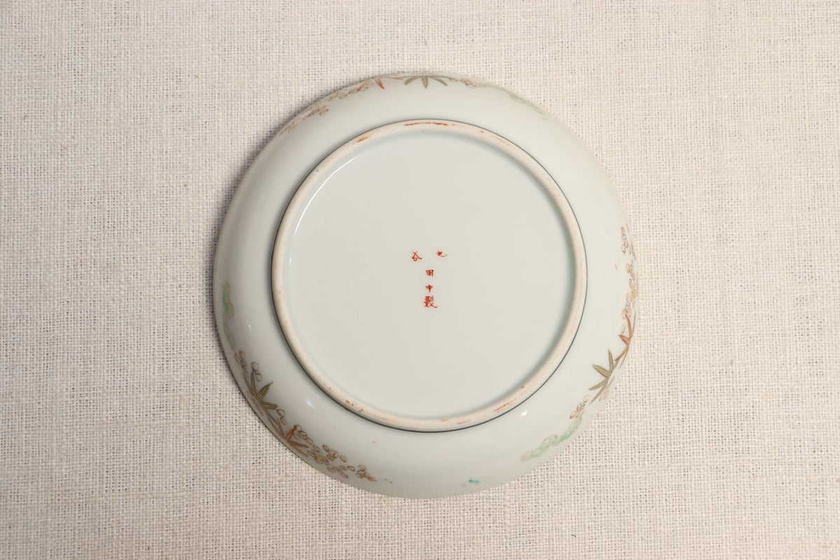 明治前期九谷焼色絵高砂図通り物小皿 | 吉祥寺PukuPuku