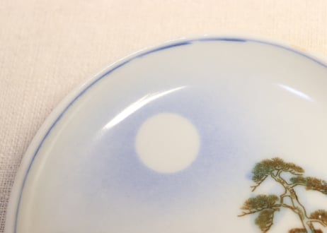明治後期~大正銅判洗濯図小皿