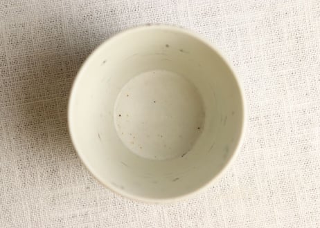 江戸中期染付二方に竹図そば猪口