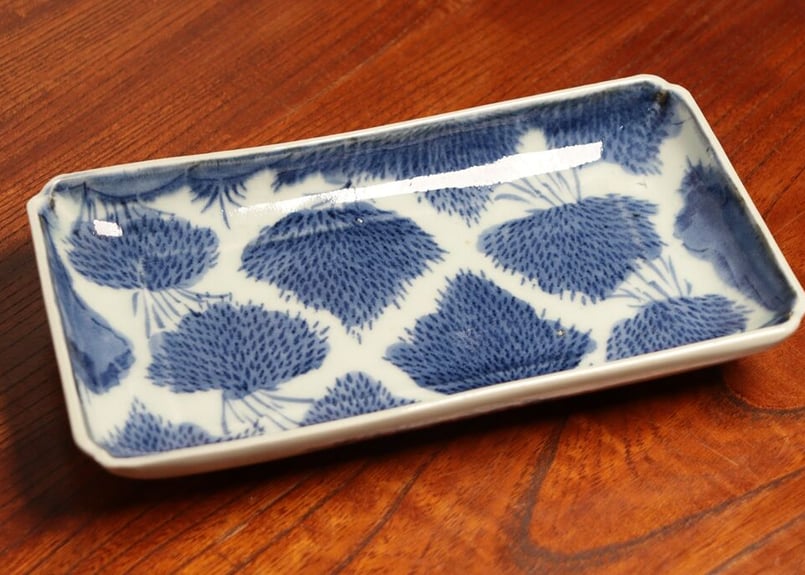 富貴長春　元禄花籠手大皿　江戸時代 富貴長春 元禄花籠手大皿 江戸時代 富貴長春 元禄花籠手大皿 江戸時代