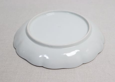 江戸後期色絵山水図7寸皿①