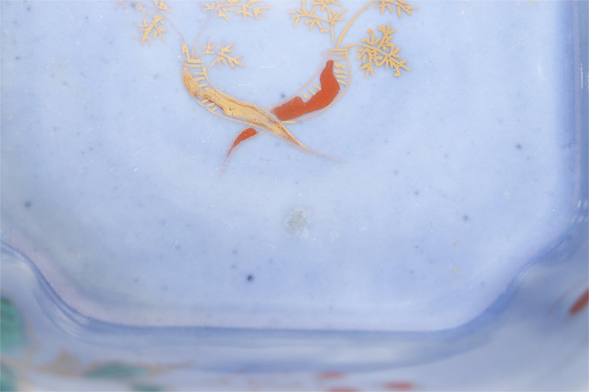 草花蒔絵 図変わり 椀皿 十客(A510)