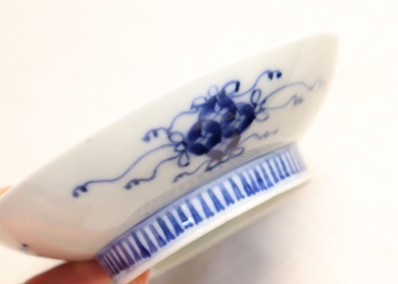 明治前期鍋島焼染付富士図5寸皿 小ニュウ | 吉祥寺PukuPuku