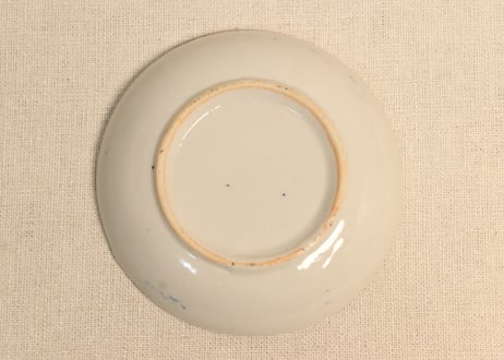 明治後期～大正銅判麦図小皿