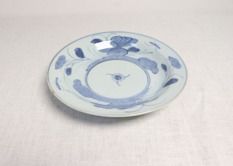 染付 雲龍図 江戸後期 10寸皿 【公式通販】