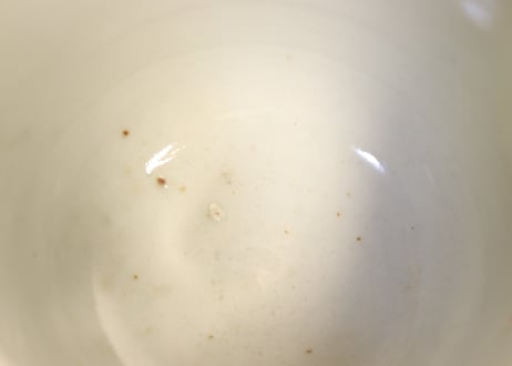 江戸幕末染付山水図向付 窯傷,フリモノ