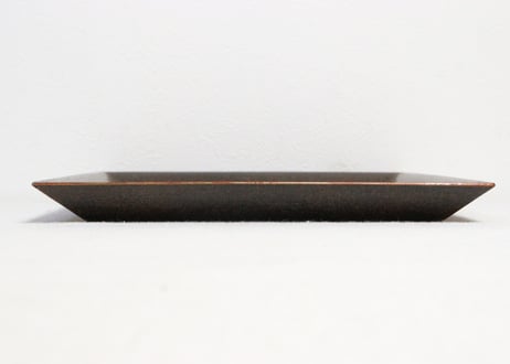 梨地蒔絵草花銘々図吸物膳　６客組(内4客小キズ)