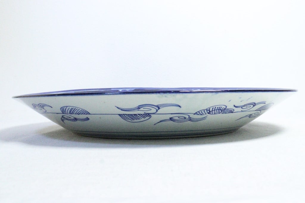 明治期　ベロ藍　大皿　約46.8センチ 明治期 ベロ藍 大皿 約46.8センチ ベロ藍 | STORES