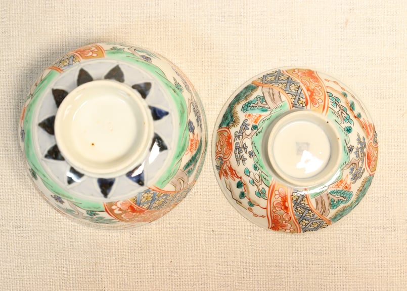 明治前期色絵山水図飯茶碗 | 吉祥寺PukuPuku