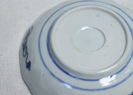 明治後期～大正銅判四君子図なます皿