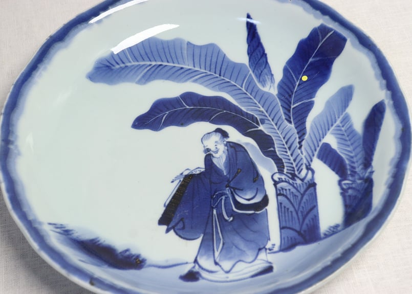 軽井沢彫　水芭蕉　皿??壁掛け 軽井沢彫水芭蕉皿??壁掛け